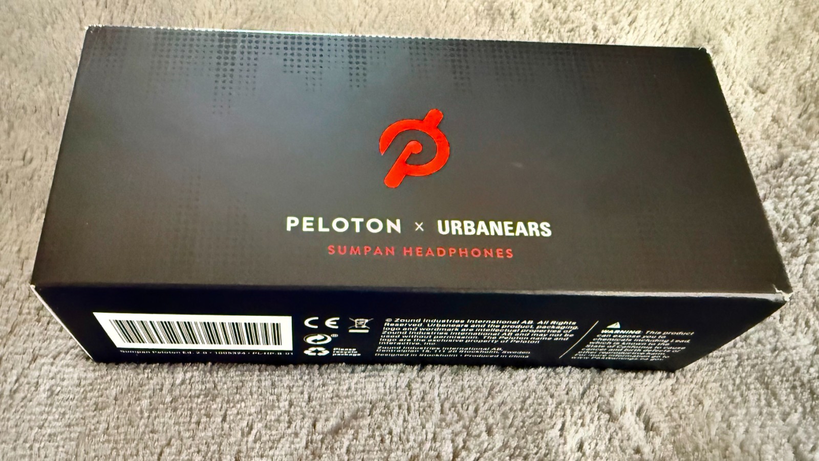 NEW in Box Peloton X Urbanears Sumpan sweat proof slim Headphones Earbuds