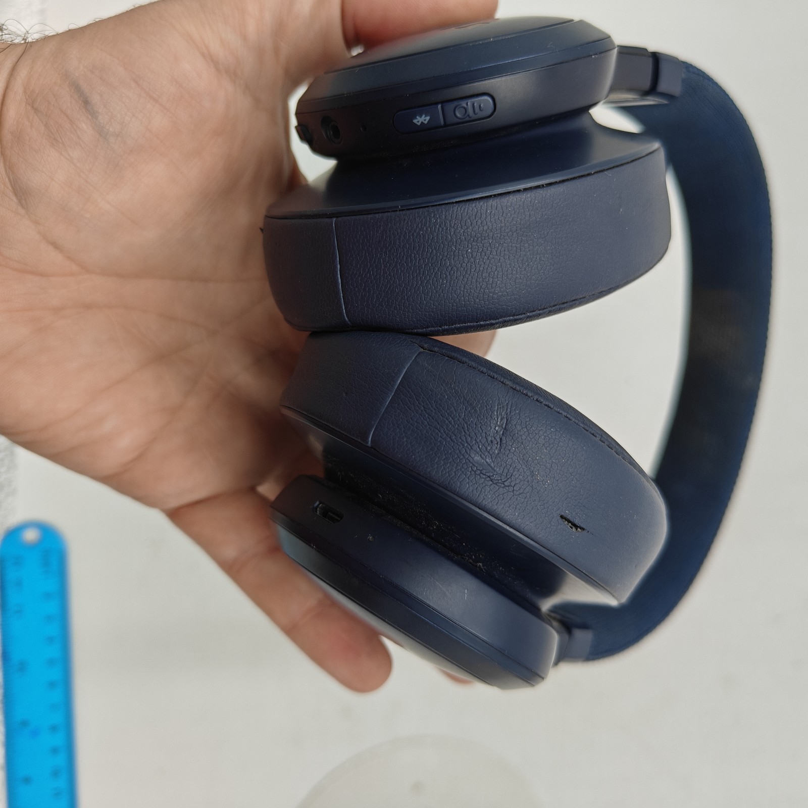 JBL 550 BT Blue On-Ear Headband Headphones Bluetooth + 3.5mm Jack