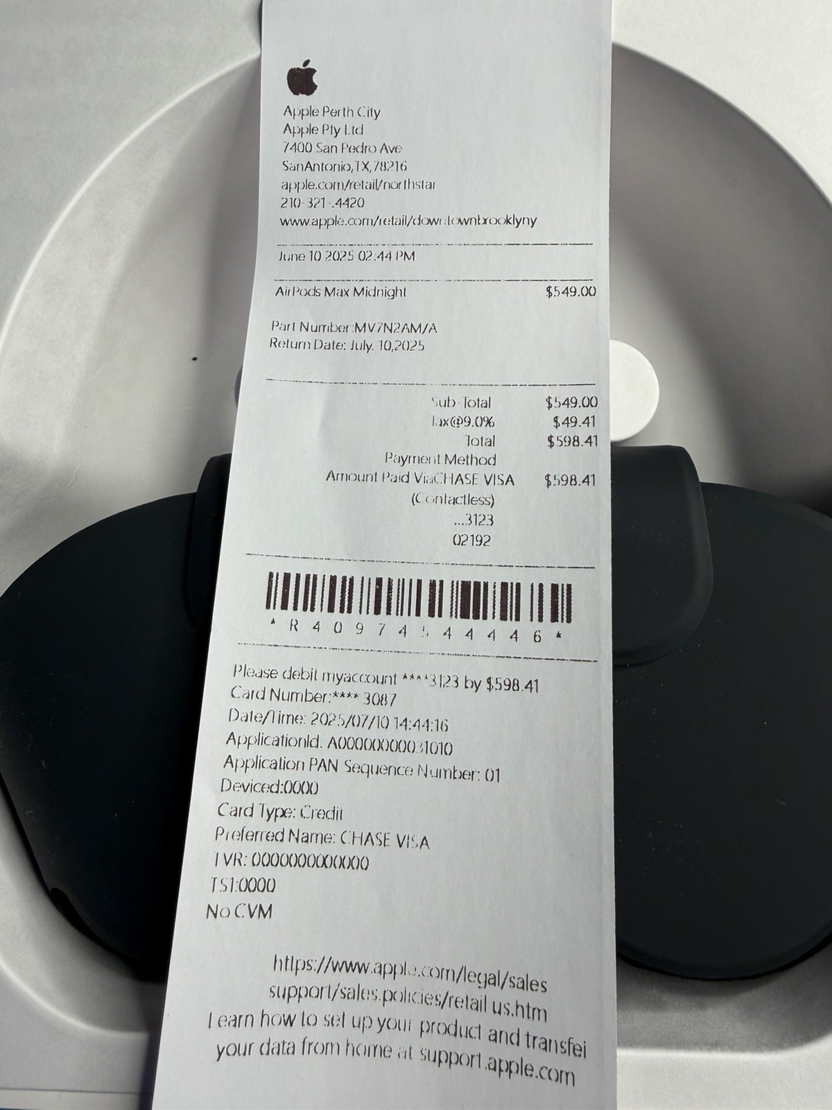 Apple AirPods Max 2 Over-Ear Bluetooth USB-C Headphones w/ Smart Case Black