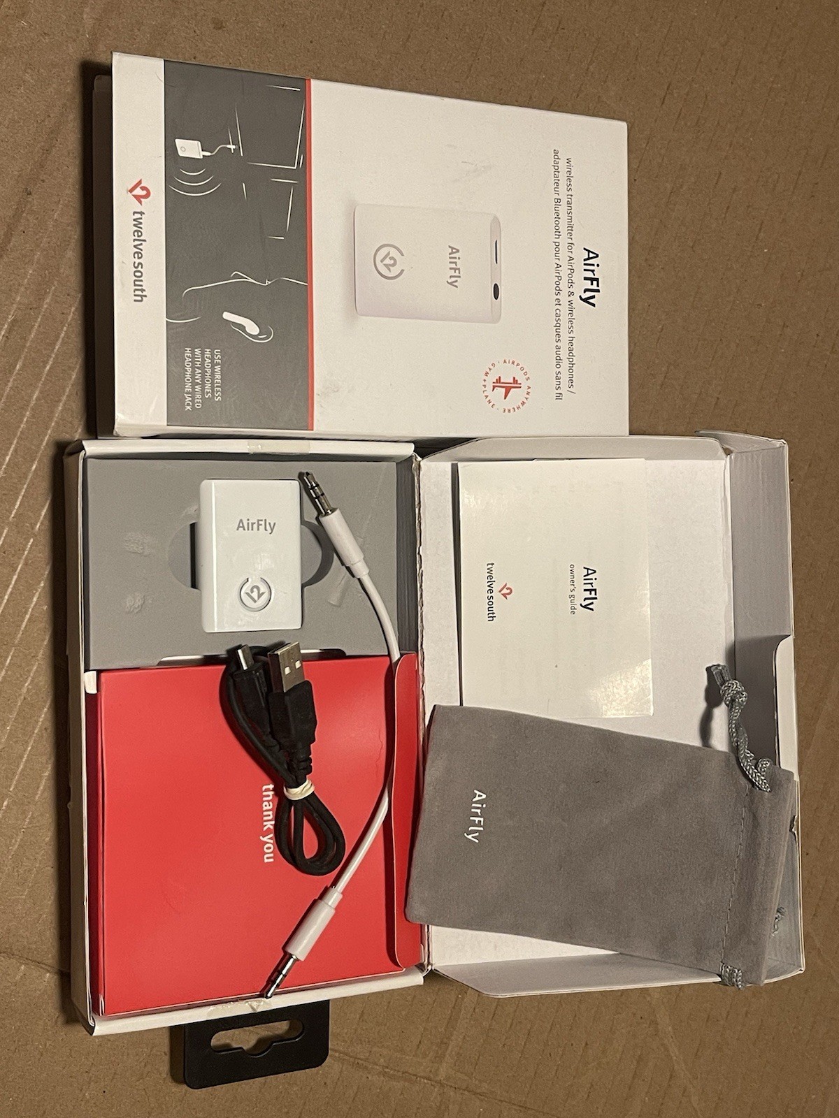 Twelve South AirFly Wireless Bluetooth Adapter For the Gym or Airplane Gen 1
