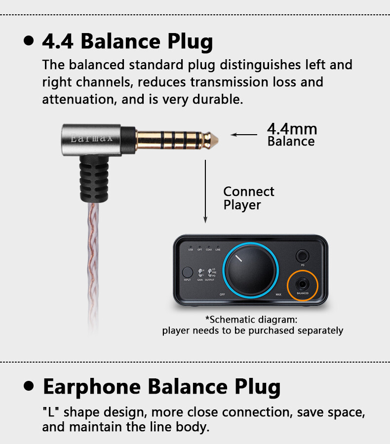 Occ HiFi Balanced Cable For Sennheiser HD518 558 569 578 579 599 598 560S 400Pro