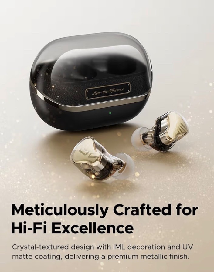 SoundPEATS H3 Hi-Res Wireless Bluetooth Headphones with LDAC, aptX Lossless, Tri
