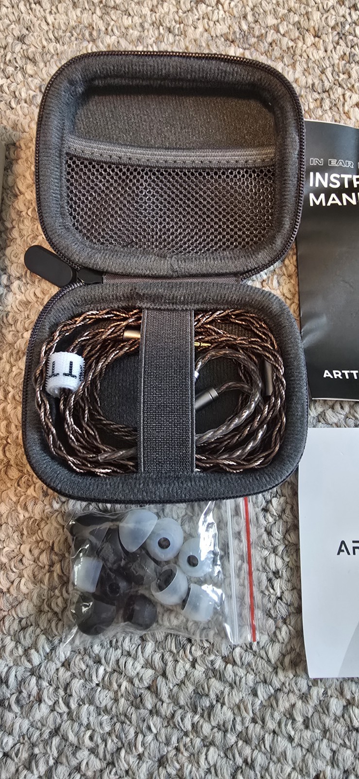 ARTTI R1 3DD Wired IEM 2pin Cable, 4.4 mm BALANCED
