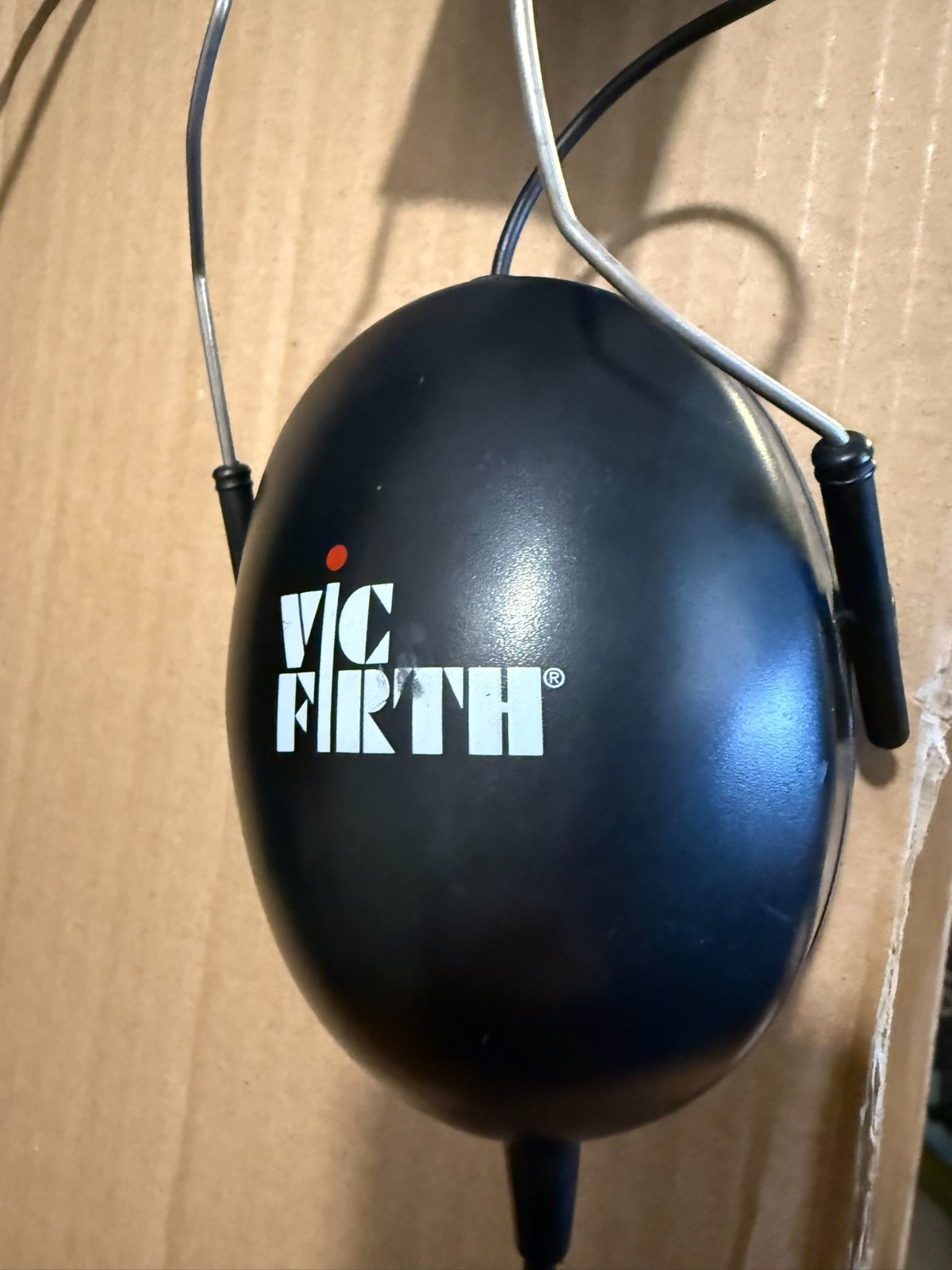 Vic Firth Stereo Isolation Headphones Black with 6ft Cord 3.5mm
