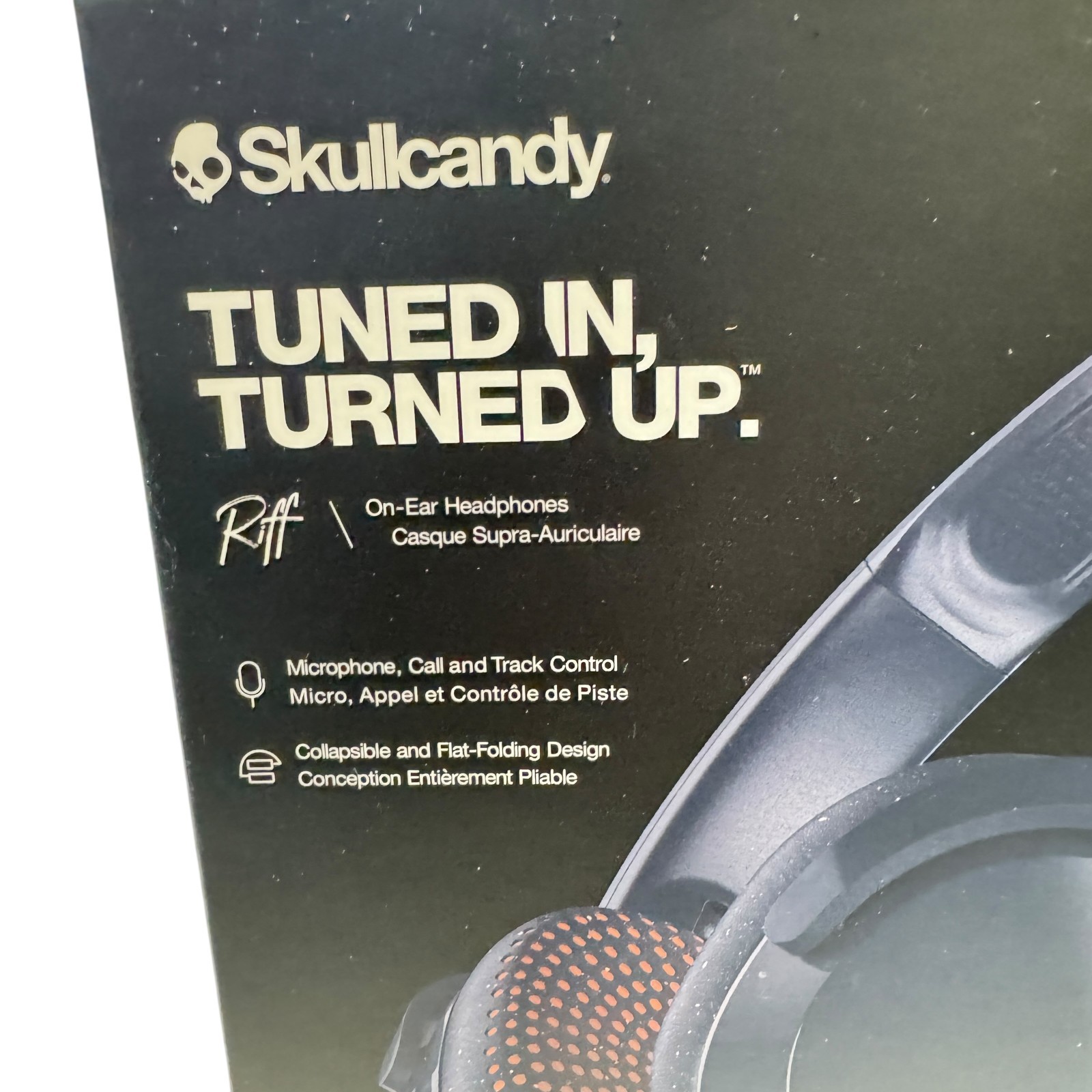Skullcandy Riff On-Ear Headphones with Mic & Track Control Blue/Sunset NewSealed