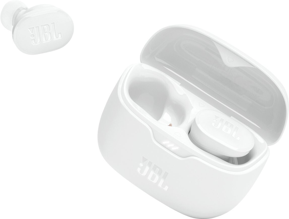 Brand New JBL Tune Buds Pure Bass Wireless Zero Noise Cancelling Earbuds – White