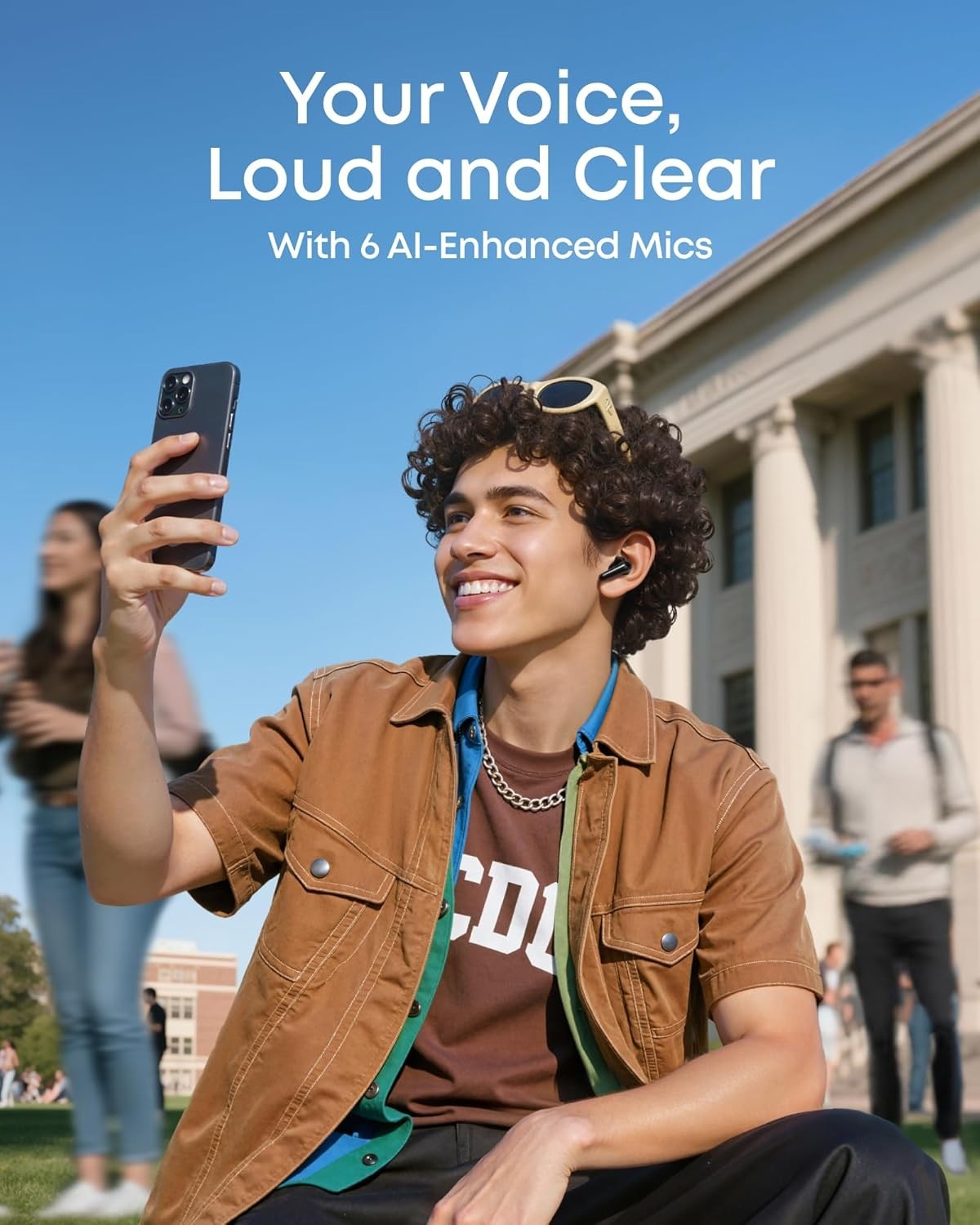 P31i by , Real-Time Adaptive Noise Cancelling, Hi-Res Sound, Translation Earb…