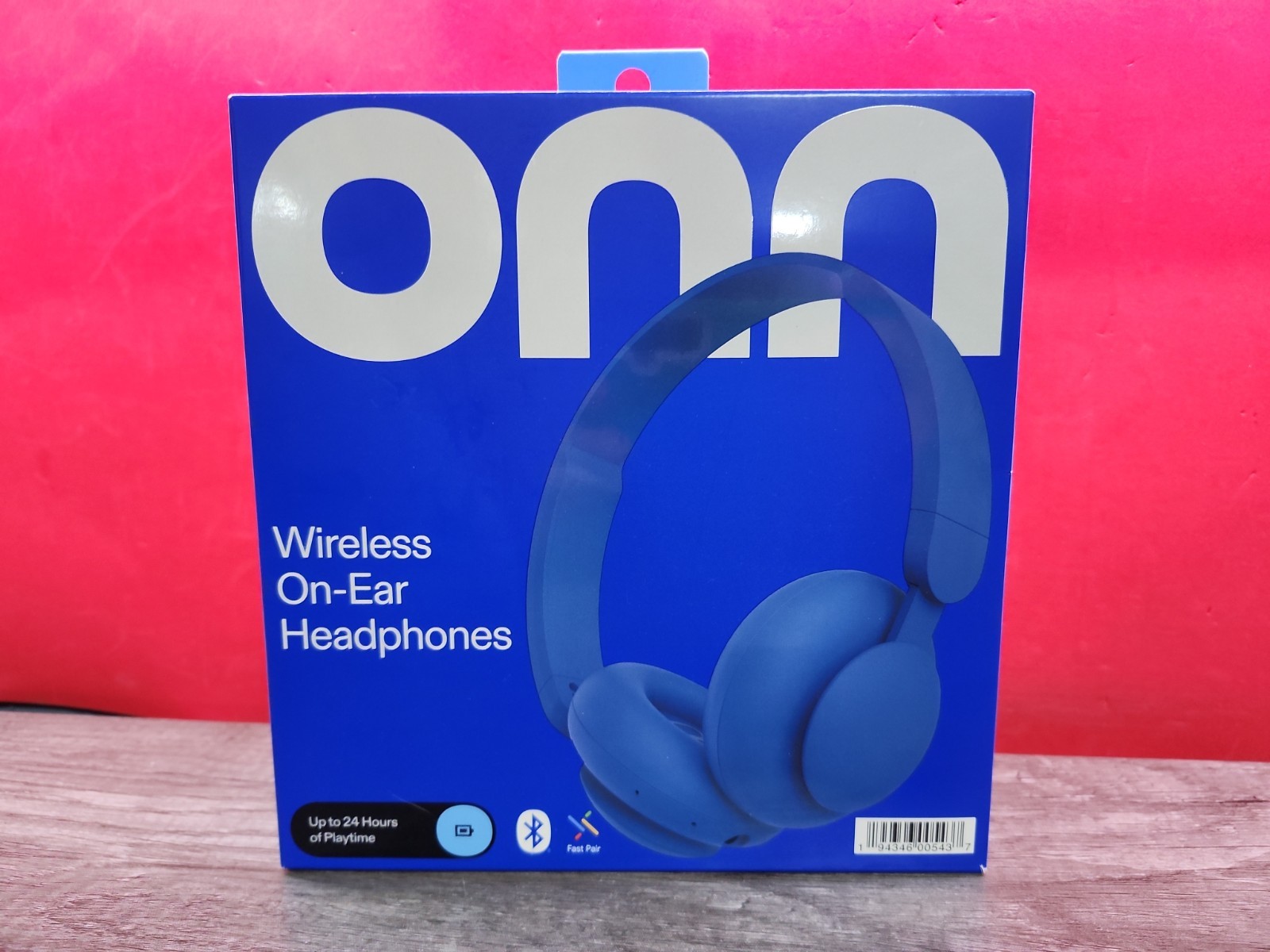 Groove ONN Over Ear Wireless Bluetooth Headphones Navy – NEW