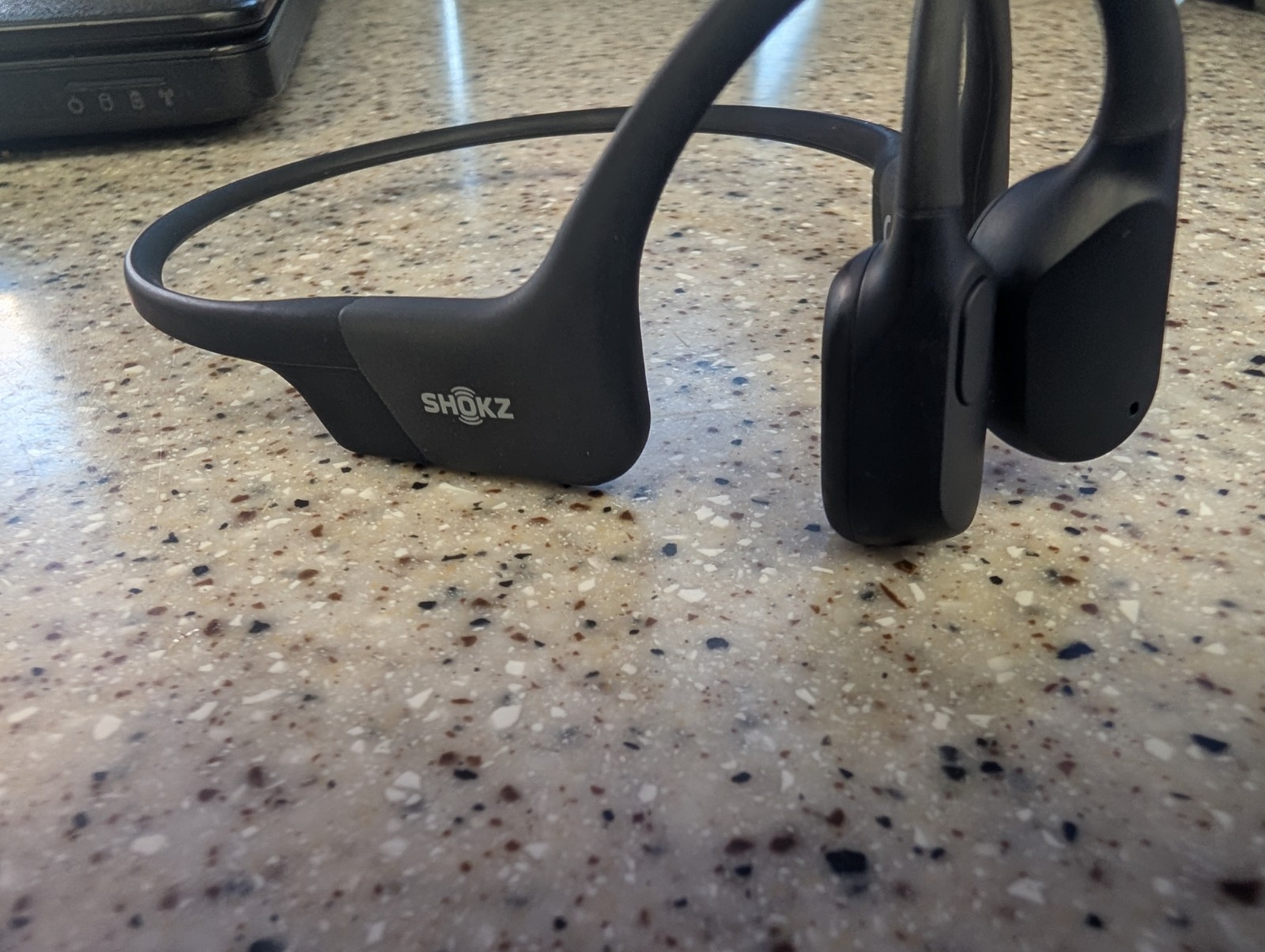 Shokz Bone Conductors Bone Conduction Headphones Open Ear Charger Included.