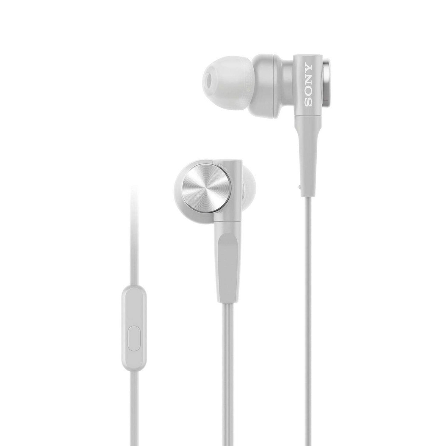 Sony EXTRA BASS Sports In-ear Headphones MDR-XB55AP -Gray WITH MIC