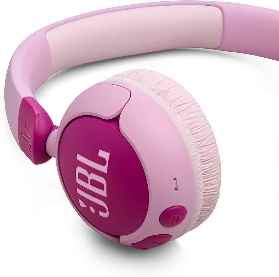 JBL Junior 320BT Kids Wireless Bluetooth On-Ear Headphones for Kids (Purple)