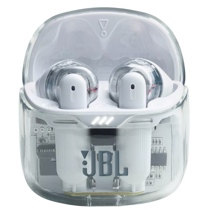 JBL Tune Flex True Wireless Active Noise Cancelling in-Ear Earbuds – Ghost White