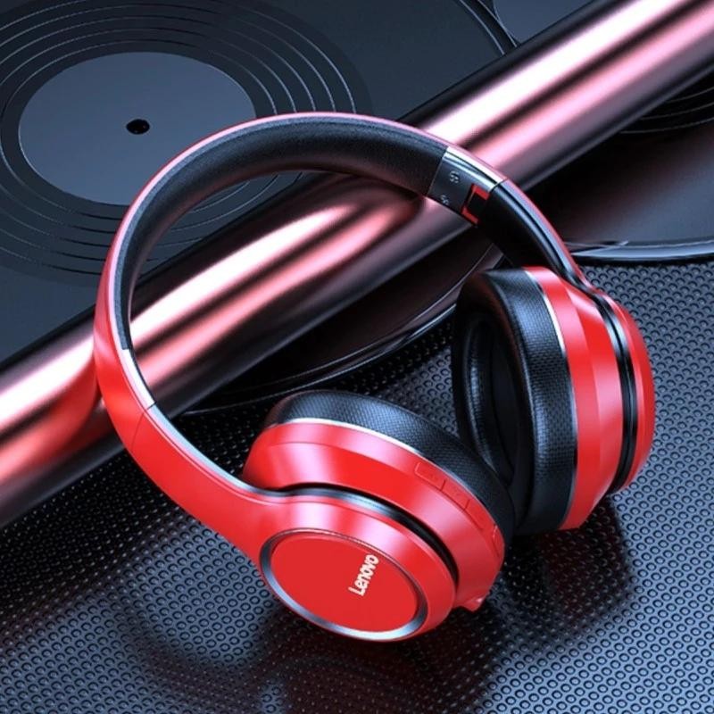 Lenovo HD200 Bluetooth Over-Ear Foldable Wireless Headphones Stereo Headset