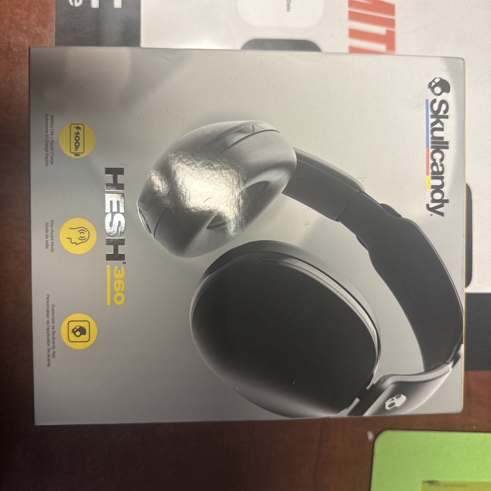 Skullcandy Hesh 360 Wireless Over-Ear Bluetooth Headphones, Up to 100 Hours