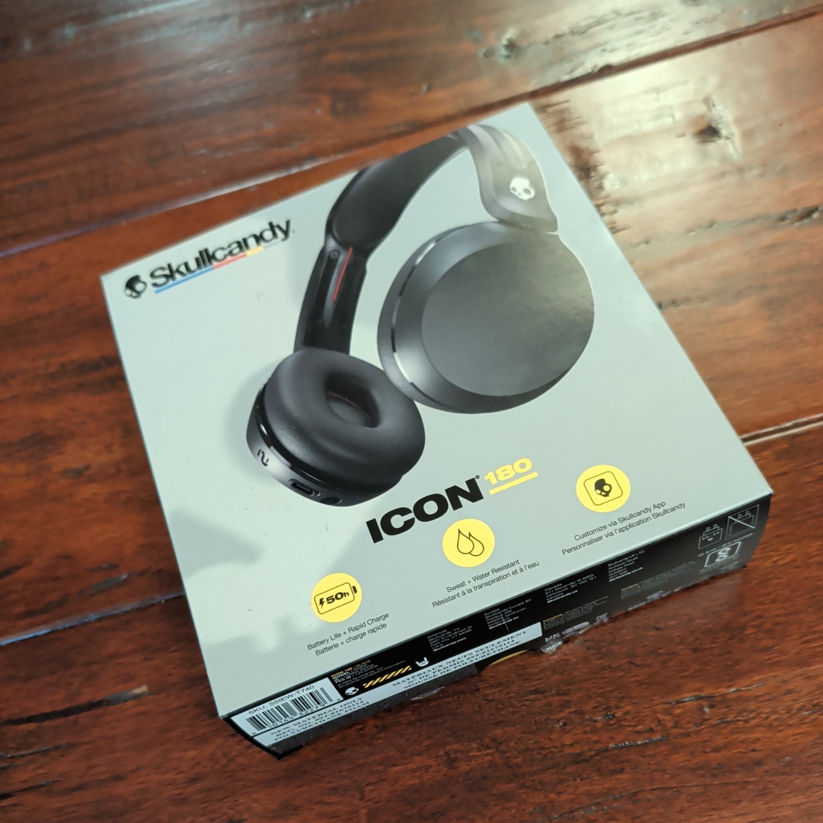 Skullcandy Icon 180 Wireless On-Ear Headphones – Black