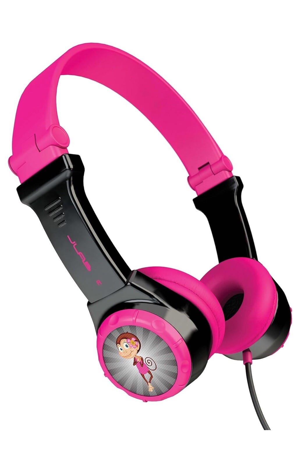 2 Sets Of: SeJLAB JBuddies Kids Folding On Ears Padded Wired Headphones Pink