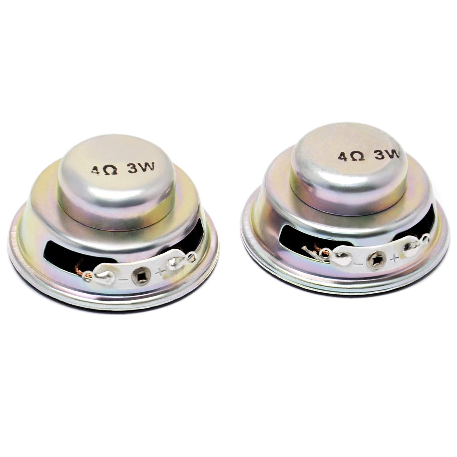 Gikfun 4Ohm 40mm Diameter 3W Full Range Audio Speaker Stereo Woofer Black