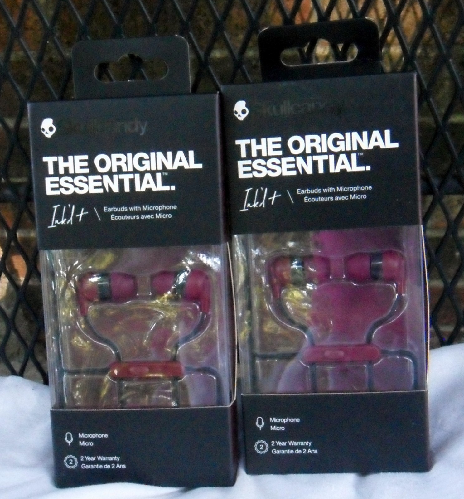 Skullcandy The Original Essential Ink’d+ Earbuds with Microphone NIP Lot 2