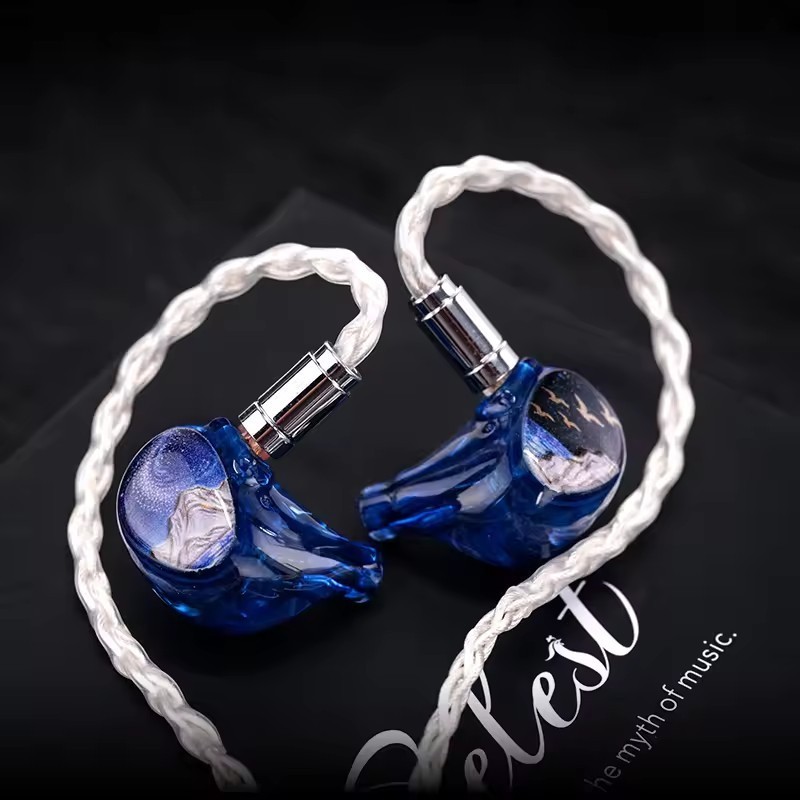 Celest PhoenixCall 2.0 2DD +2BA(Knowles) +2Planar Upgraded HiFi In-Ear Headphone