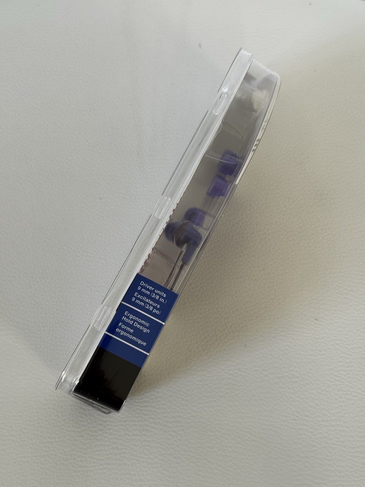 New Panasonic RP-HJE120 ErgoFit Earbud Headphones Ergonomic Hold Design Purple