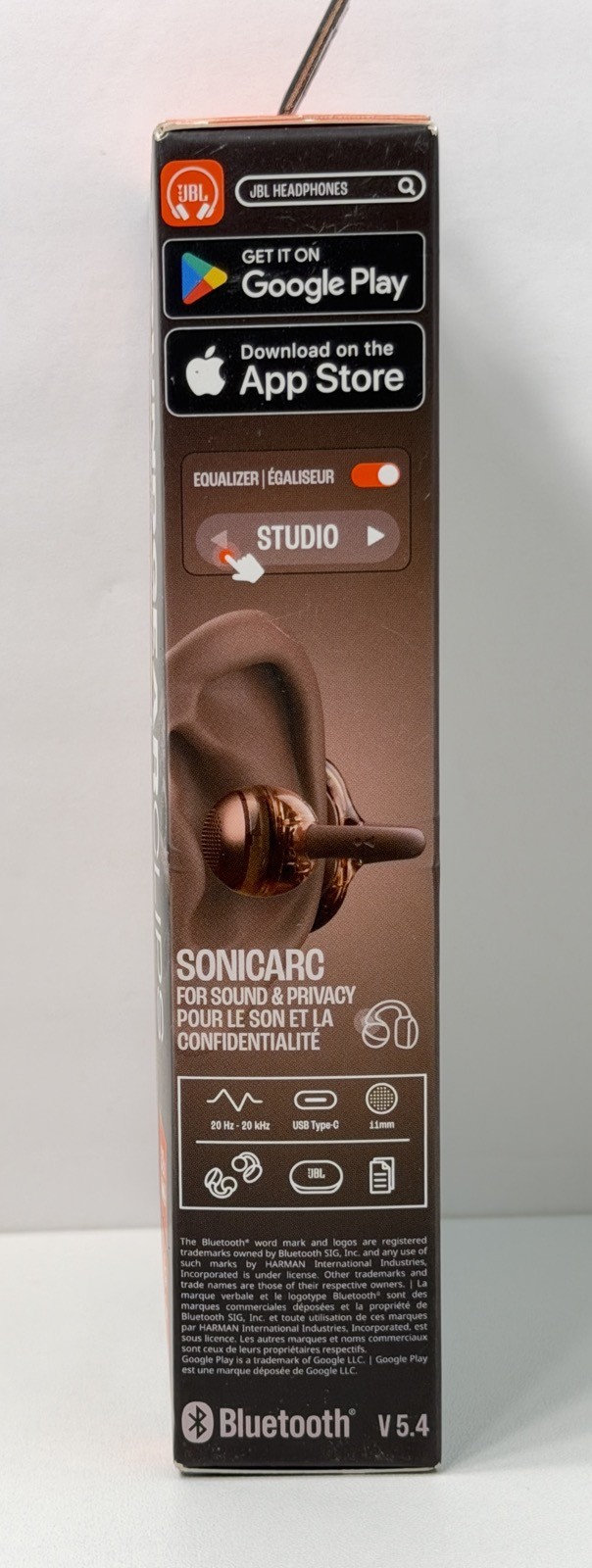 JBL SOUNDGEARCLIPS Open Ear Headphones, Bluetooth, IP54, 32 HR Battery Life