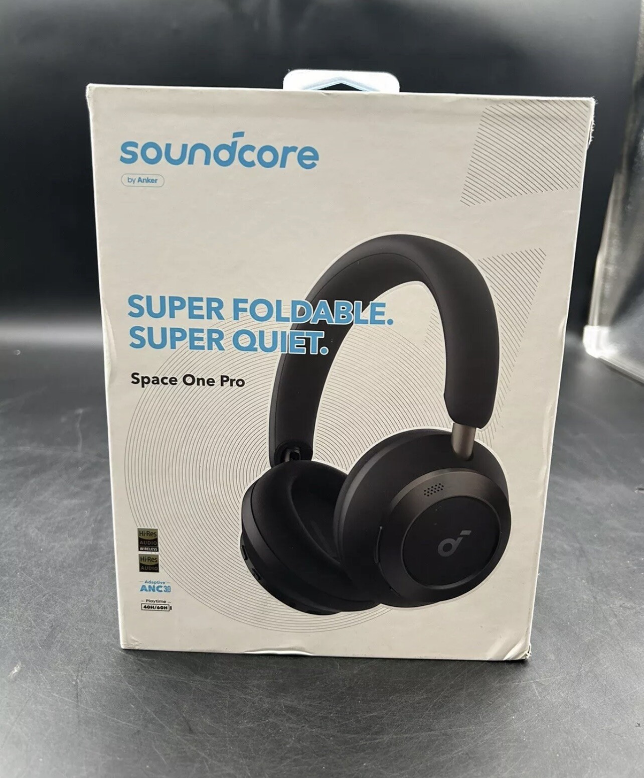Soundcore Space One Pro Over Ear Headphones Foldable Adaptive ANC 60HPlay Hi-Res