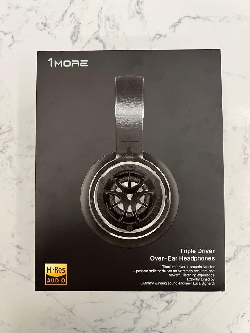 1MORE H1707 Triple Driver Over Ear Headphones (Gold)