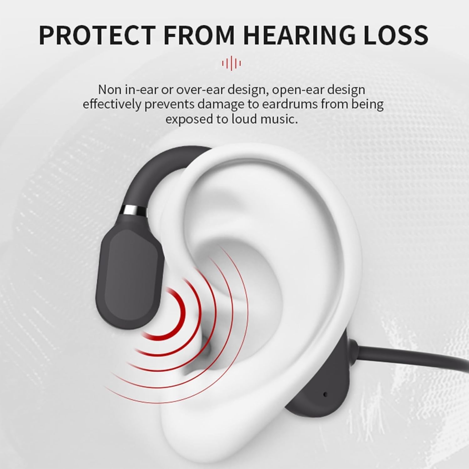 Long Battery Life Open Ear Sports Headphones – Perfect for Running & Cycling