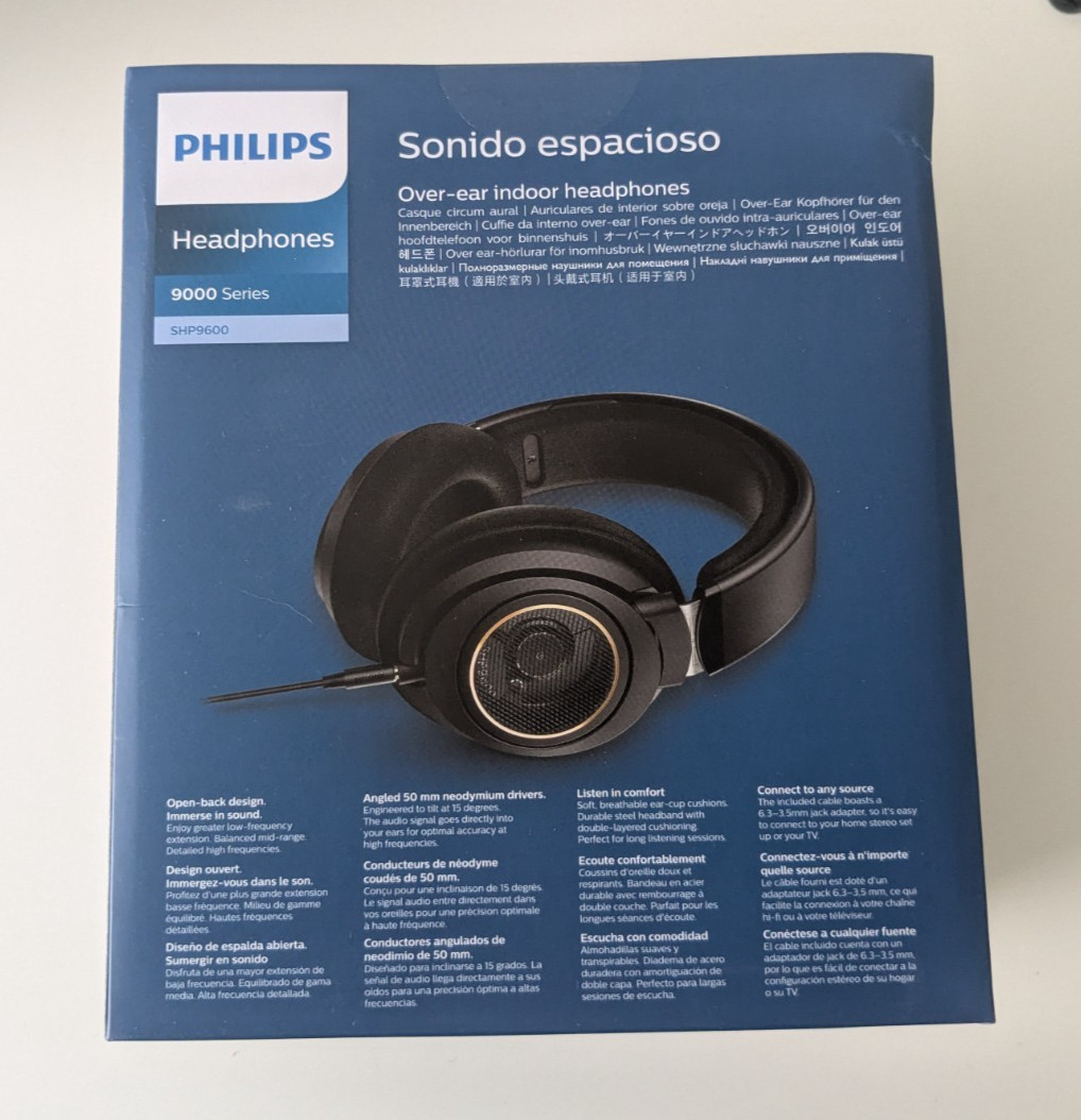 Philips Wired Over-Ear Indoor Headphones SHP9600 *NEW*