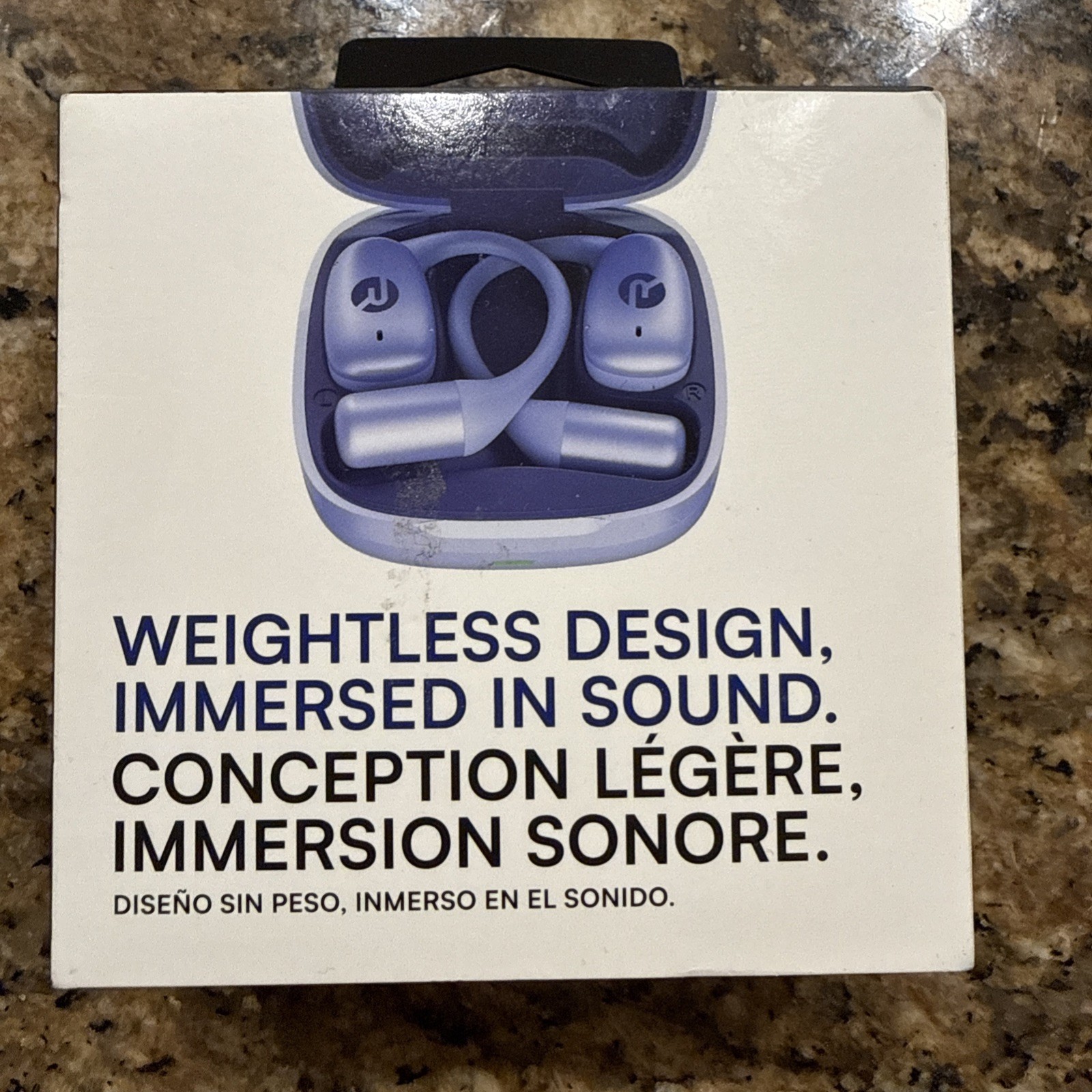 Raycon Essential Open Earbuds – Wireless Bluetooth Headphones – Purple RBO715