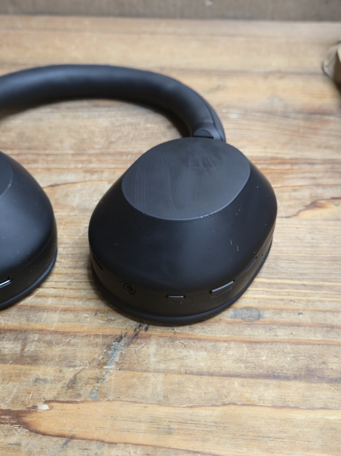 Sony WH-1000XM5 Wireless Noise Canceling Headphones Black Left Side Broke