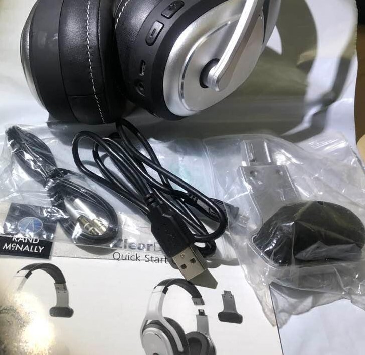 Rand Mcnally Cleardryve 200 Wireless Noise Cancelling Headset Headphones