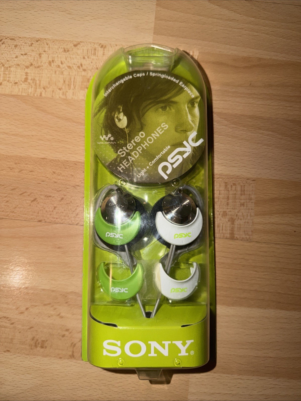 Vintage Sony PSYC Stereo Headphones MDR-Q23 PSWHI + Electric White 2005 SEALED
