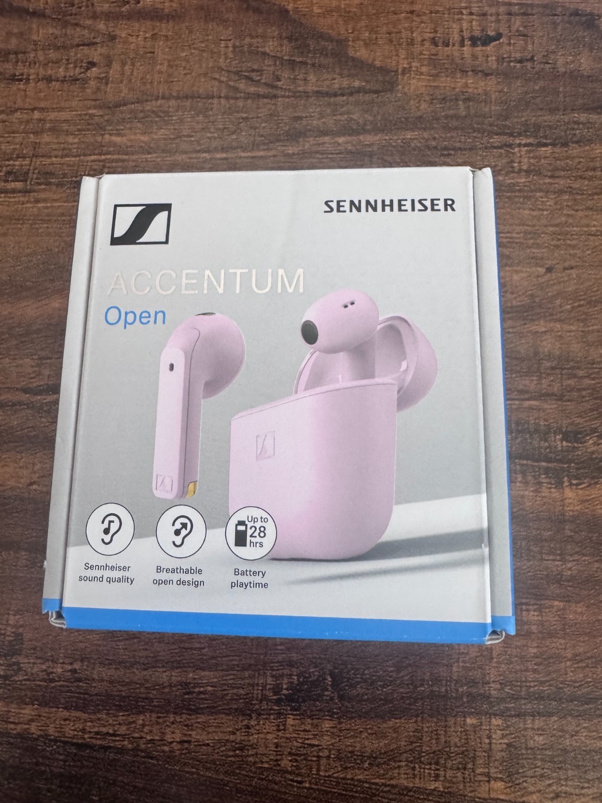 New Sennheiser ACCENTUM Open Wireless Earbuds – Pink