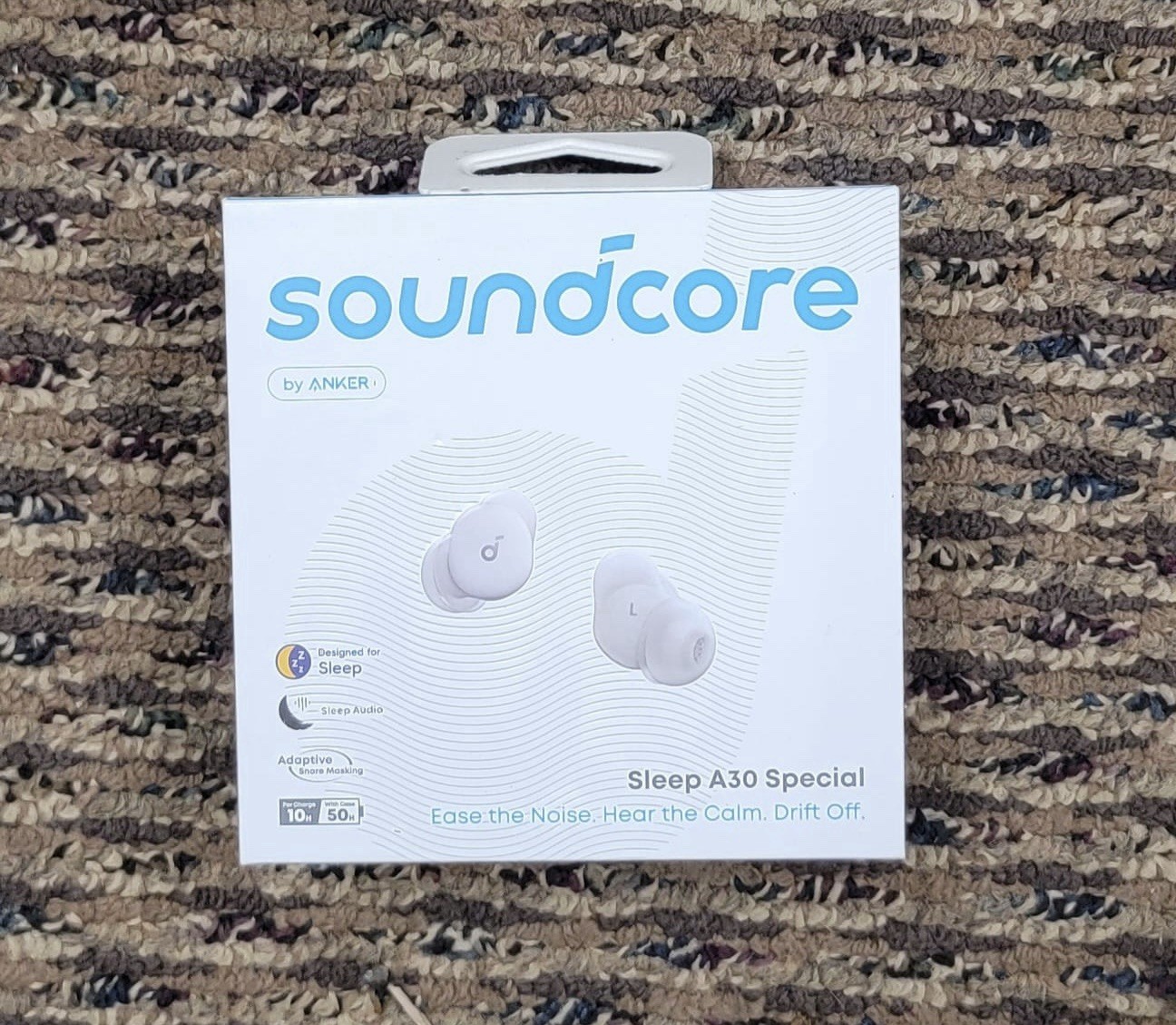 Soundcore Sleep A30 Special by Anker-Sleep Earbuds ANC Passive Isolation SEALED