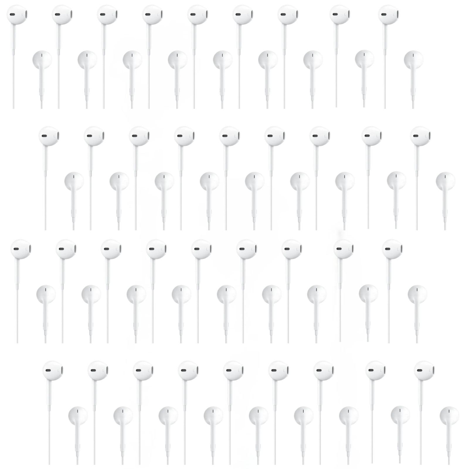 WaveSound Wired Earbuds with 3.5mm AUX Jack | No Mic & No Remote – 36 Pack