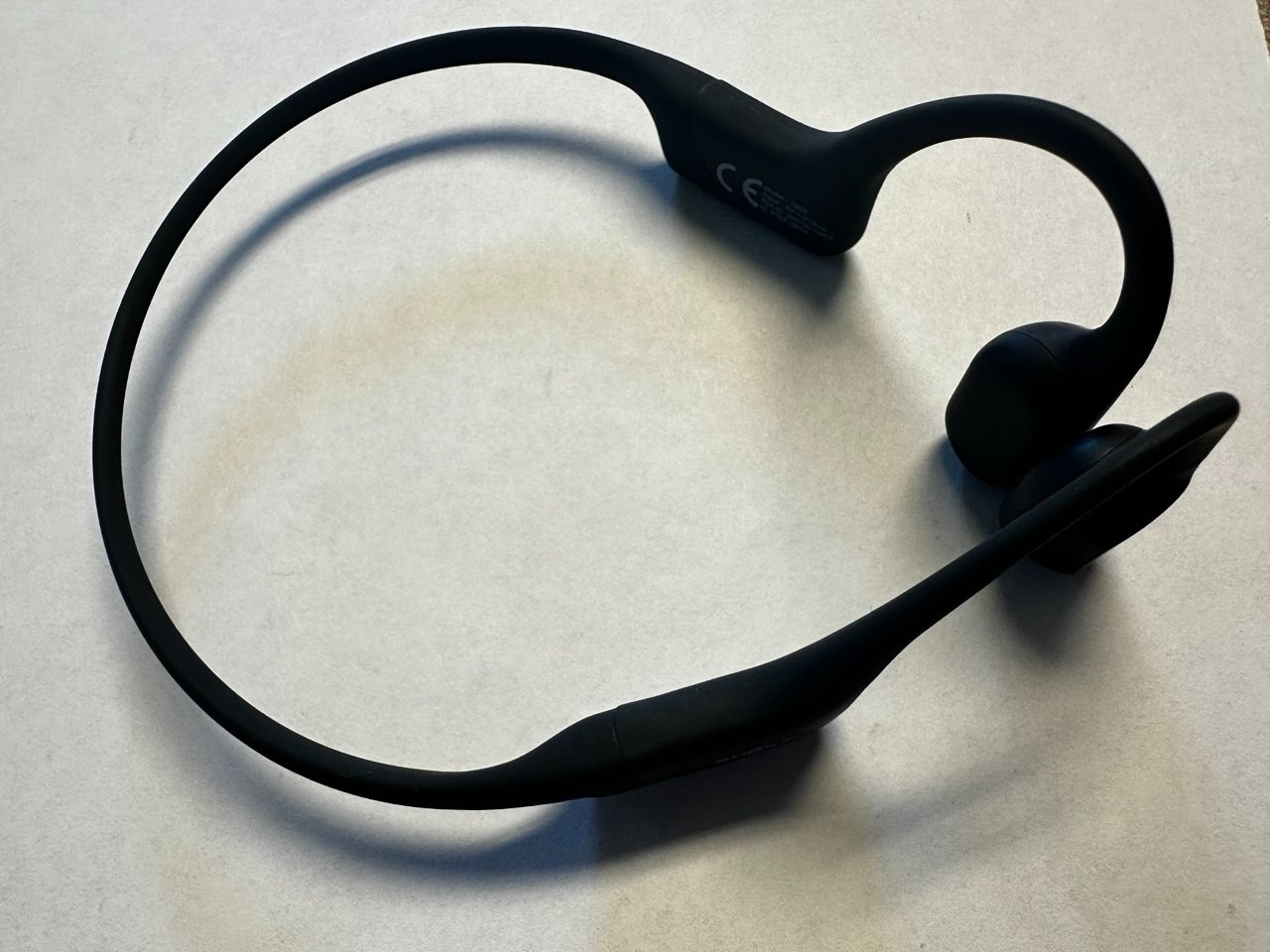 Shokz OpenRun Wireless Bone Conduction Headphones – Black (Model S803)