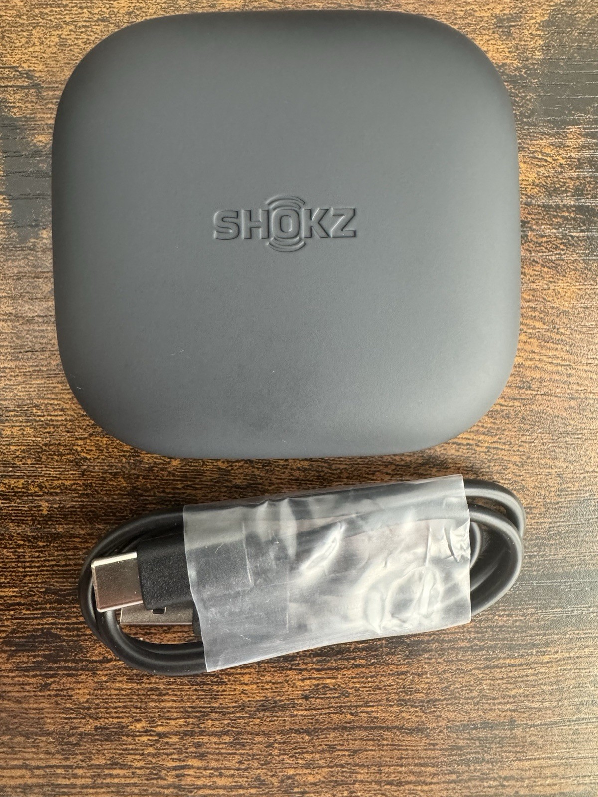 Shokz OpenFit Air T511 Wireless Bluetooth Ear-hook Headphones, Black