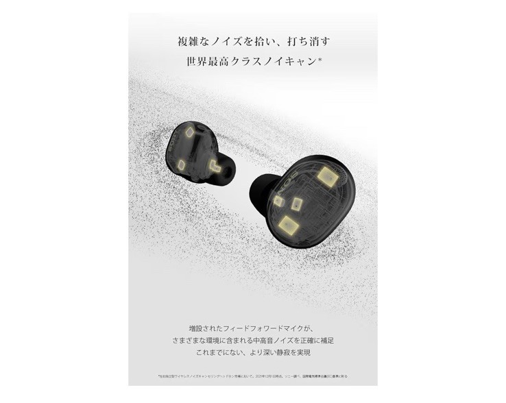 Sony – WF-1000XM6 Best Truly Wireless Noise Cancelling Earbuds – Platinum Silver