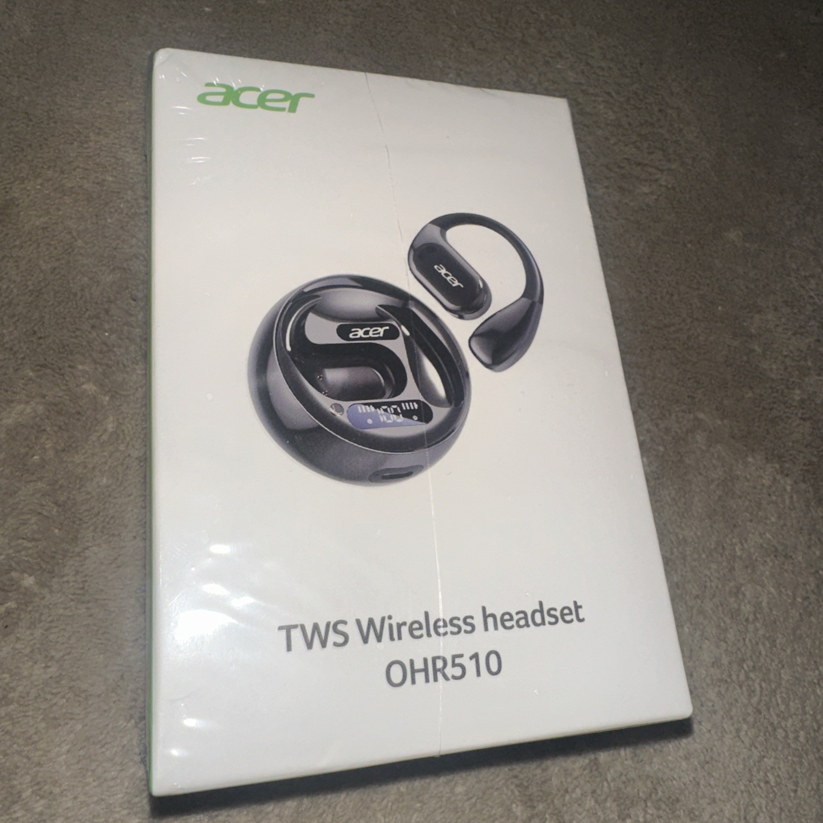 Acer OHR510 Pure Bass Sound Stylish Wireless Over Ear Earbuds NEW