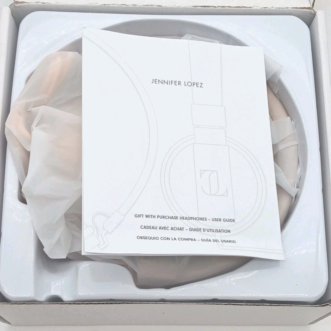 J-Lo/ Jennifer Lopez beauty Headphones (peach/ rose gold)(NEW)