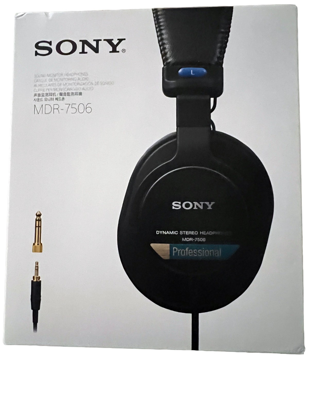 Sony MDR-7506 Closed-back Professional Headphones – New In Box Sealed