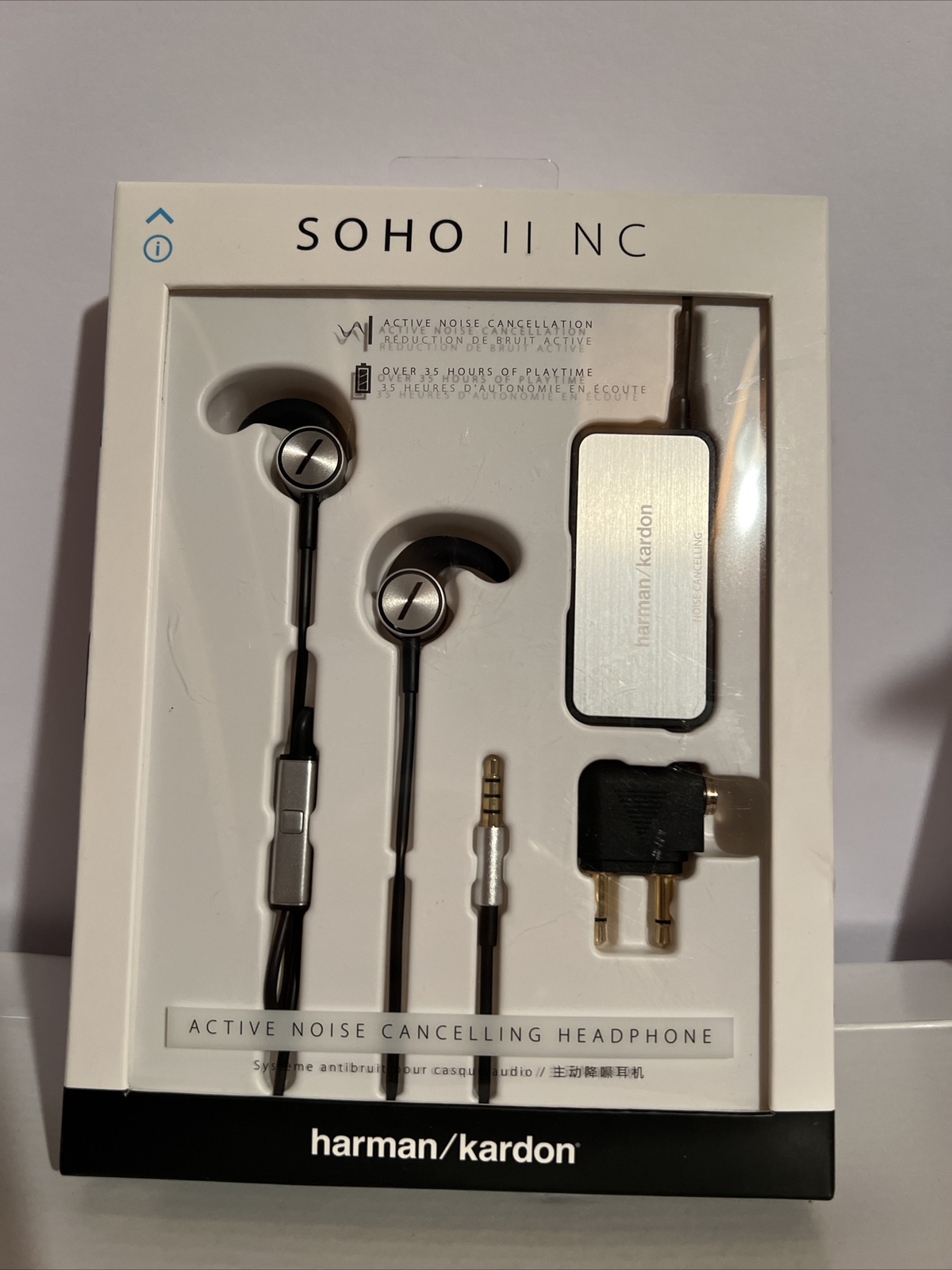 HARMAN KARDON SOHO II NC NOISE CANCELLING EARBUD HEADPHONES