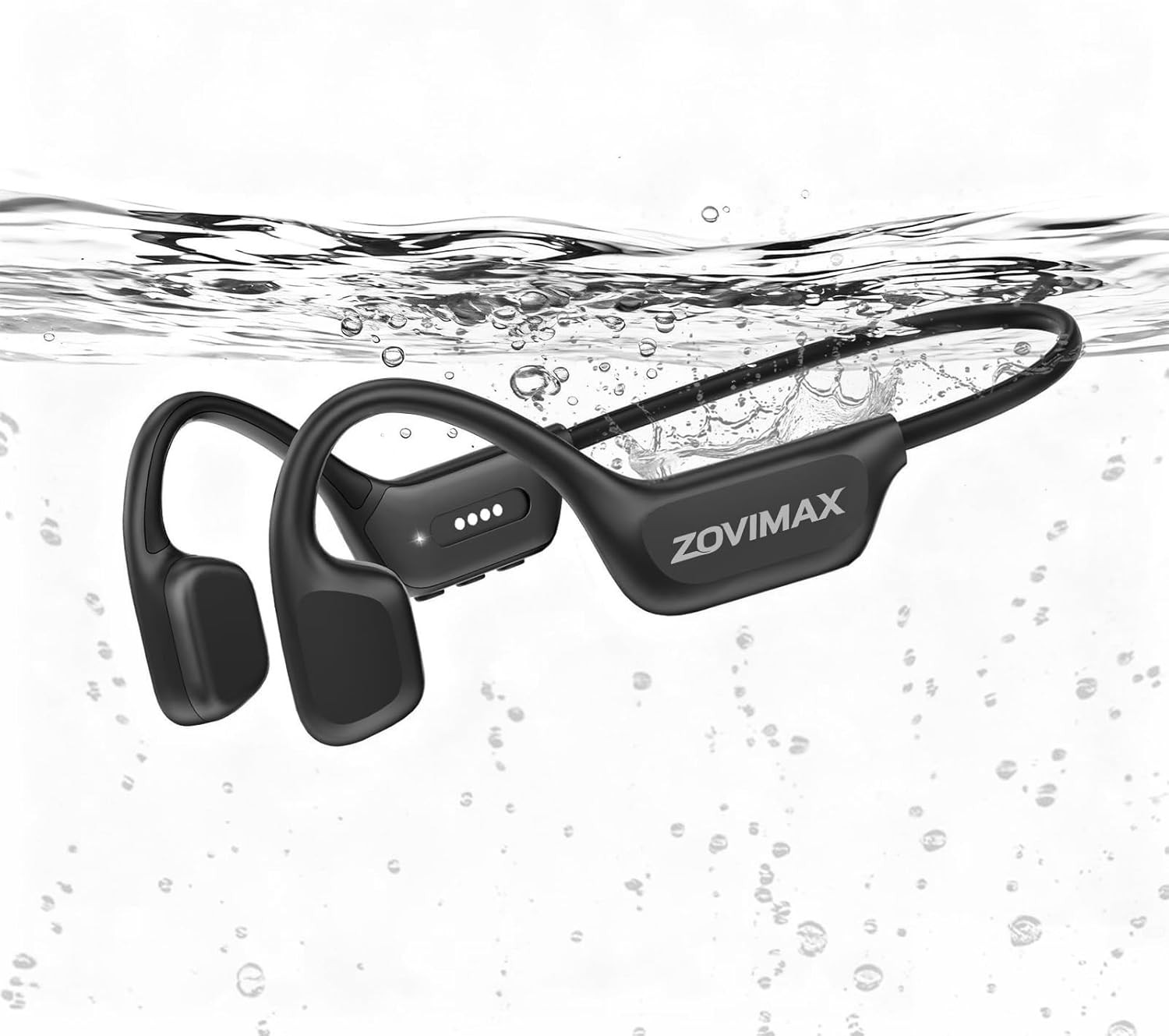 Bone Conduction Headphones, IPX8 Waterproof Swimming Headphones, Open Ear Headph