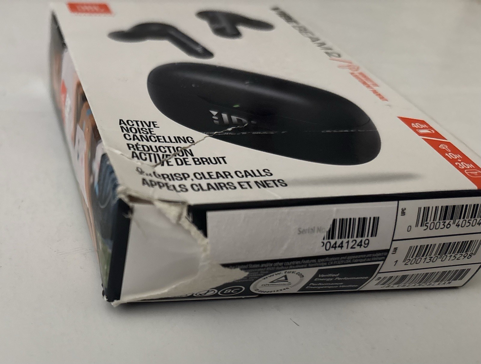 JBL Vibe Beam 2 – True Wireless Noise Cancelling Earbuds – Damage Box