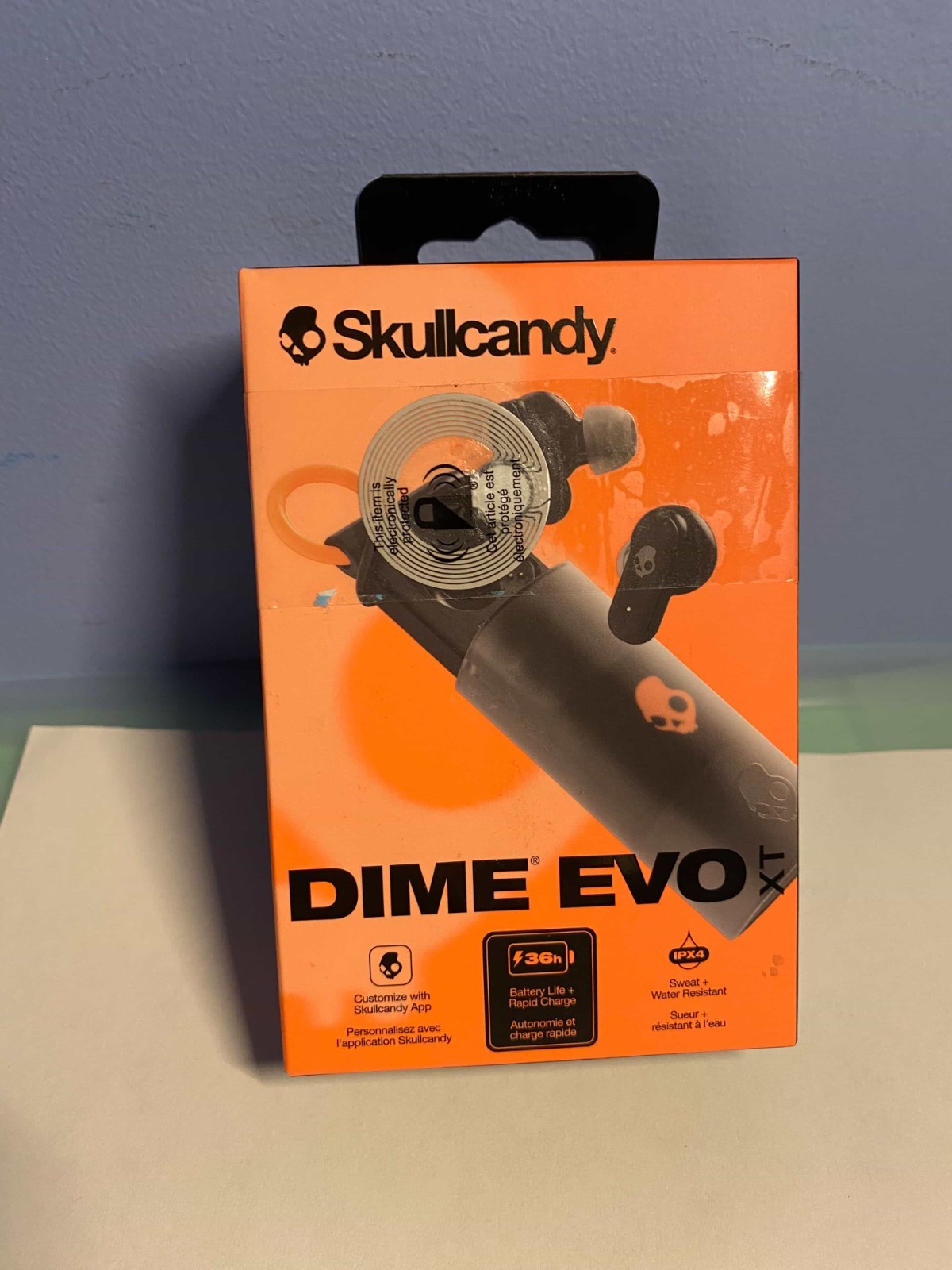 Skullcandy S2DTW Dime Evo TWS Black Earbuds:True Black, Electronically Protected