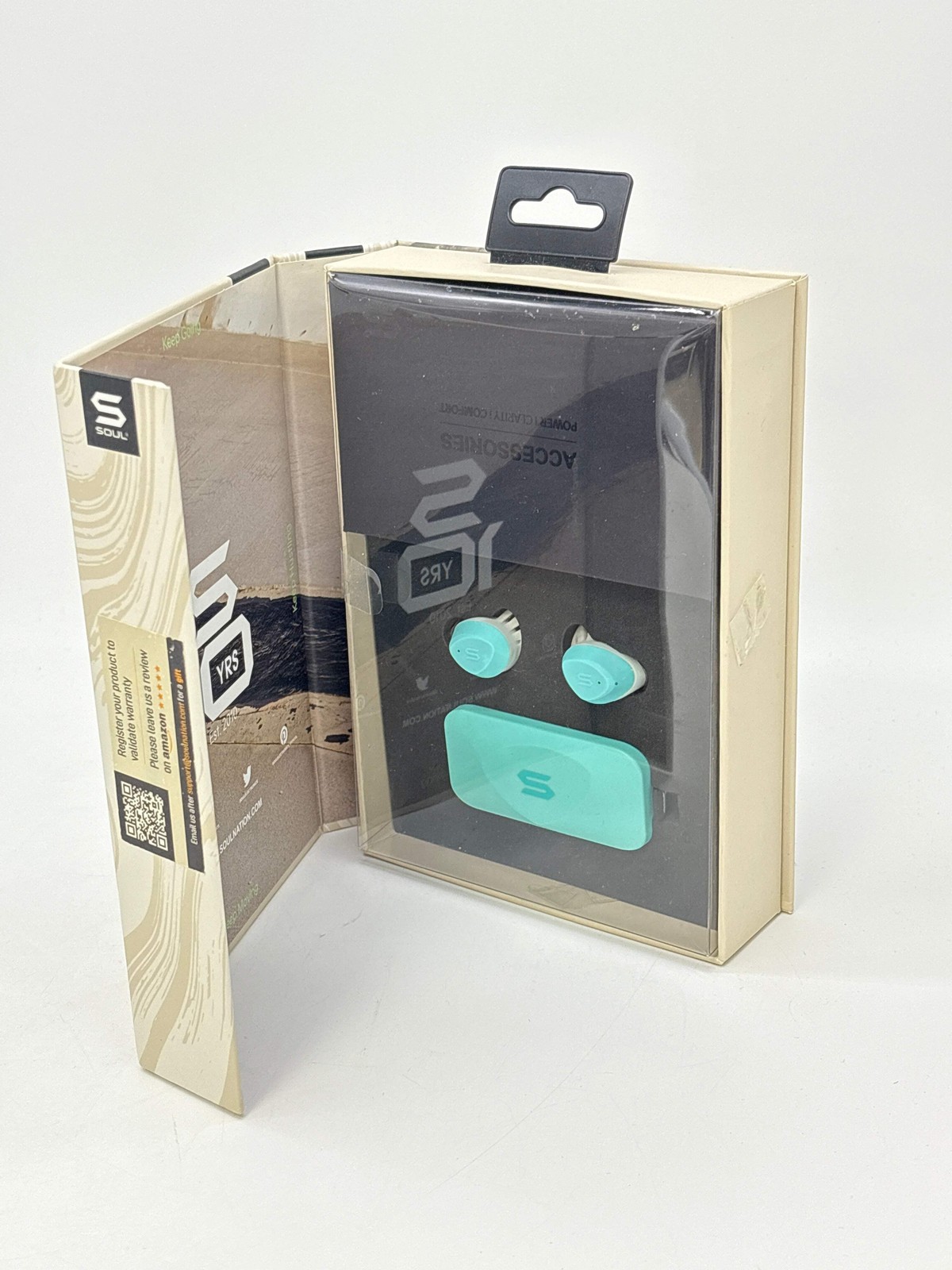 Soul S-Fit True Wireless Headphones Hi Definition Sound w/ All Accessories.