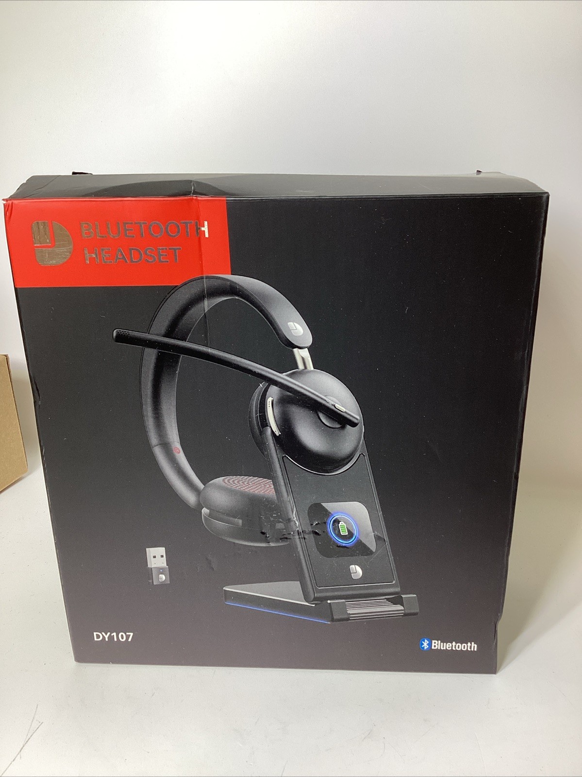 Dytole DY107 Wireless Headset w/Mic for Work-Bluetooth 5.3 Headset, Noise Cancel