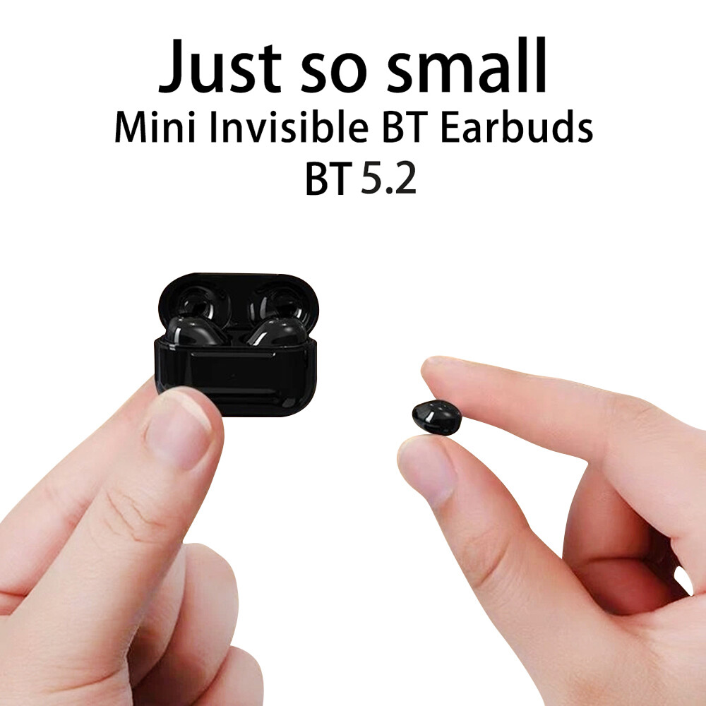 2025 Invisible Sleep Wireless Earbuds Bluetooth NEW Headset Waterproof Earphone
