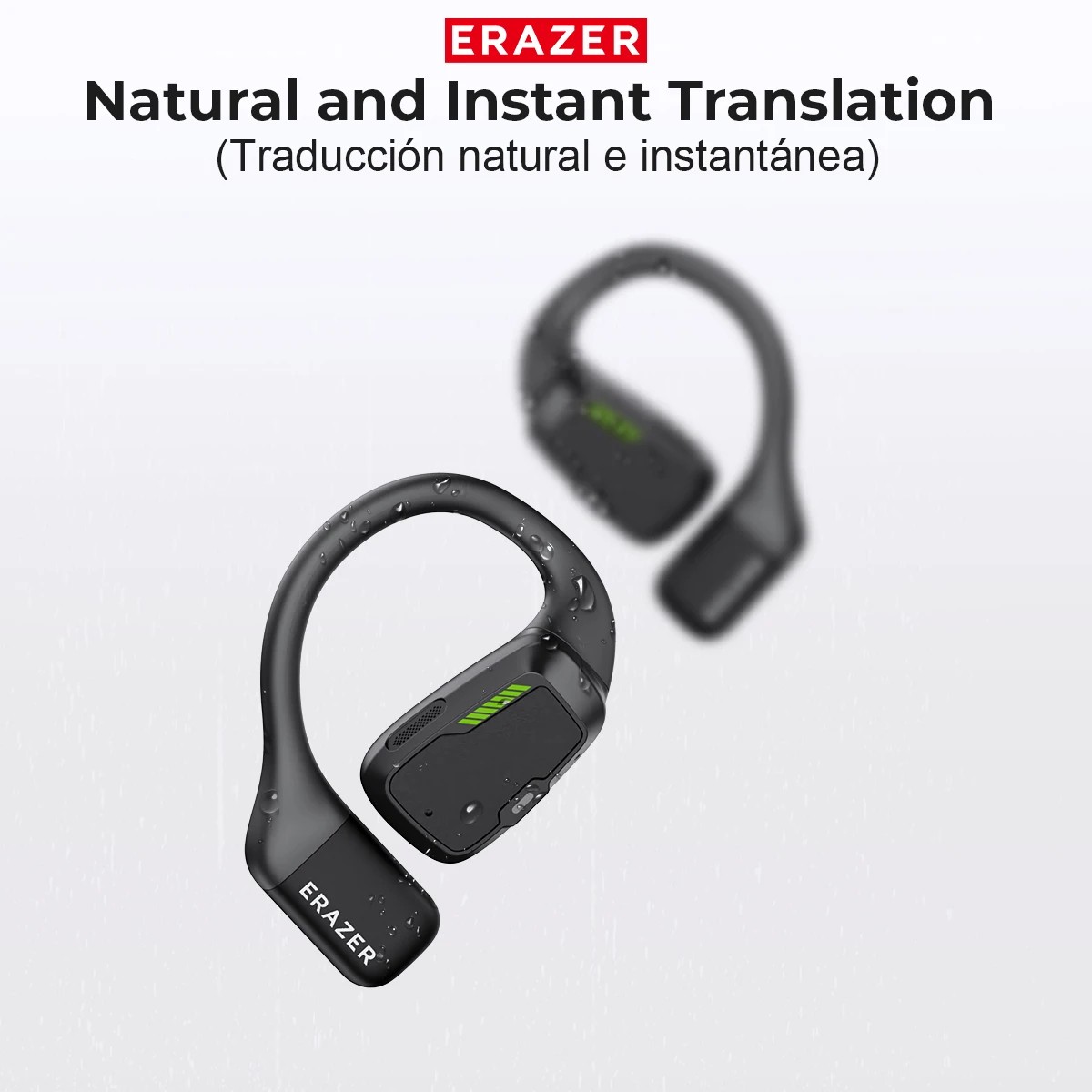 ERAZER XP6 Bluetooth Earphones AI-Enhanced ASMR Headset w/ Equalizer App